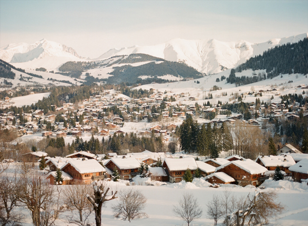 alps snow wedding france megeve mountain village