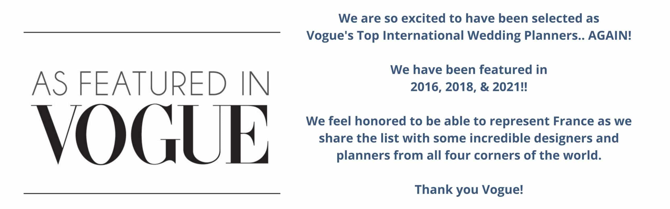  vogues top planners in the world