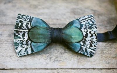 Feather Bow Ties – A Haute Favorite!